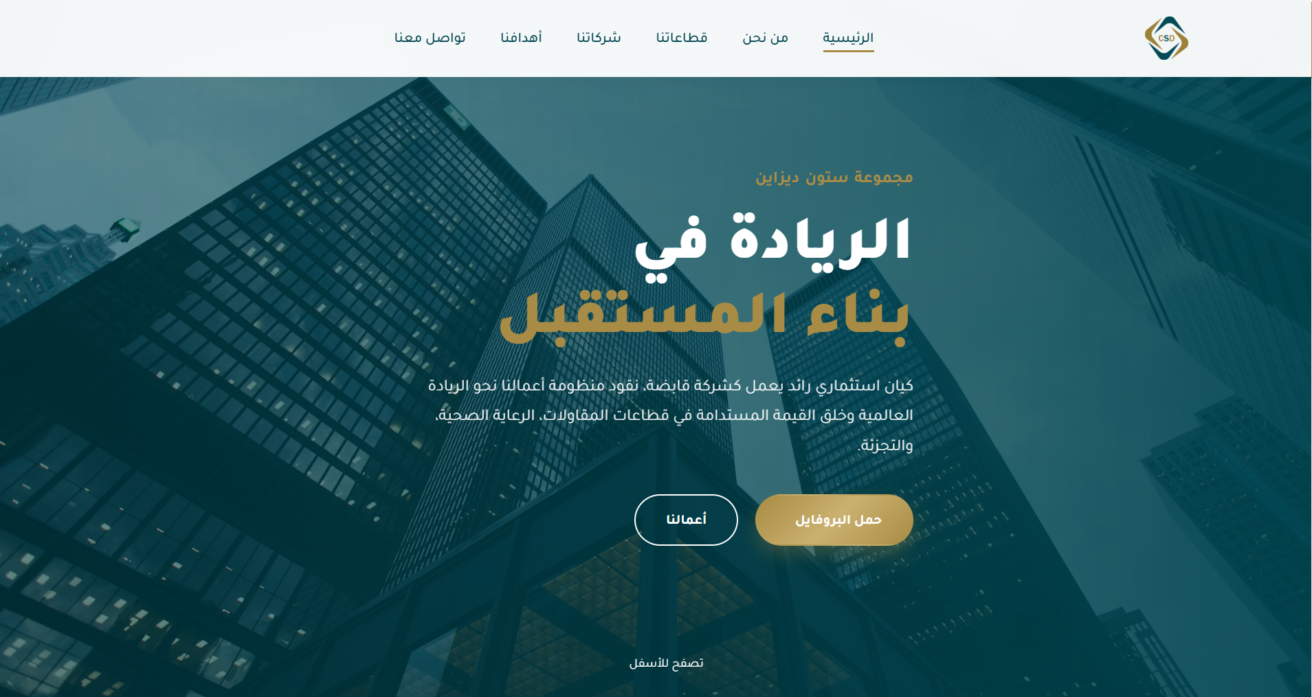 Corporate Profile Website